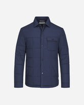 Chamarra Lisa Capitonada Marino