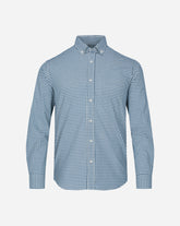 Camisa Sport Popelina a Cuadros Verde Claro