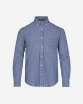 Camisa Sport Maquinilla Marino Diseño de Cuadros