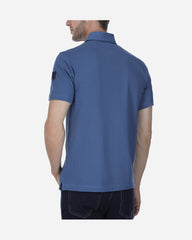Polo Jersey Cuello Camisero Azul Claro