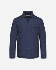 Chamarra Lisa Capitonada Marino