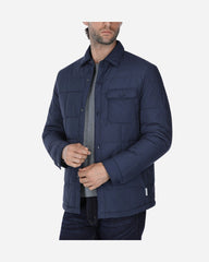 Chamarra Lisa Capitonada Marino