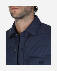 Chamarra Lisa Capitonada Marino