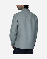 Chamarra De Lino Y Viscosa Gris