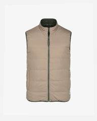 Chaleco Capitonado Reversible Olivo