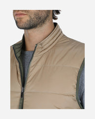 Chaleco Capitonado Reversible Olivo