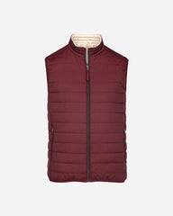 Chaleco Capitonado Reversible Vino