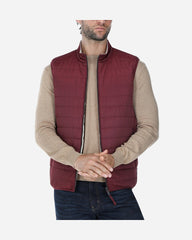 Chaleco Capitonado Reversible Vino