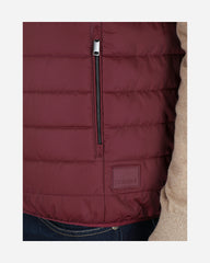 Chaleco Capitonado Reversible Vino