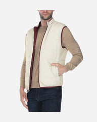 Chaleco Capitonado Reversible Vino