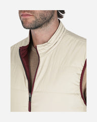 Chaleco Capitonado Reversible Vino