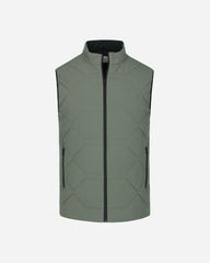 Chaleco Capitonado con Termosellado Olivo