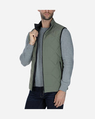 Chaleco Capitonado con Termosellado Olivo