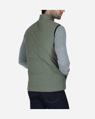 Chaleco Capitonado con Termosellado Olivo