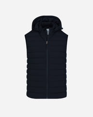 Padded Vest With Removable Hood