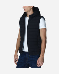 Padded Vest With Removable Hood