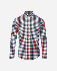 Camisa Casual de Cuadros Gingham Roja