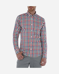 Camisa Casual de Cuadros Gingham Roja