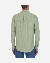 Camisa Casual Oxford Microdiseño Verde Claro