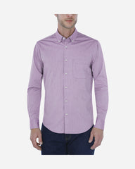 Camisa Casual Algodón Oxford Lisa Violeta