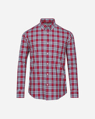 Camisa Casual a Cuadros Roja