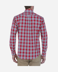 Camisa Casual a Cuadros Roja