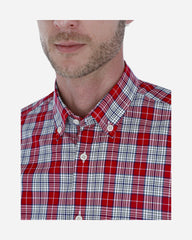 Camisa Casual a Cuadros Roja