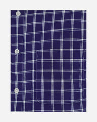 Camisa Casual Marino a Cuadros