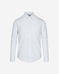 Camisa Casual Slub Blanca