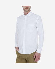 Camisa Casual Slub Blanca