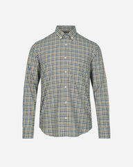 Camisa Casual Panamá de Algodón Olivo
