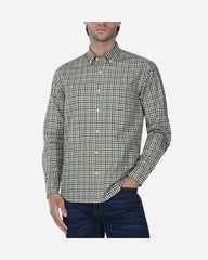 Camisa Casual Panamá de Algodón Olivo