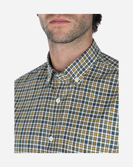 Camisa Casual Panamá de Algodón Olivo