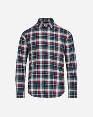 Camisa Sport Twill a Cuadros Rojo