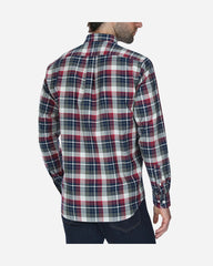 Camisa Sport Twill a Cuadros Rojo