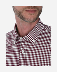 Camisa Sport Popelina a Cuadros Verde Claro