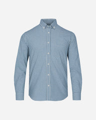 Camisa Sport Popelina a Cuadros Verde Claro