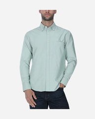 Camisa Sport Oxford Verde Claro