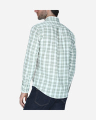 Camisa Sport Panama a Cuadros Olivo