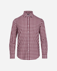 Camisa Sport Tejido Popelina Vino