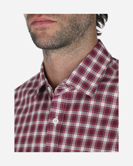 Camisa Sport Tejido Popelina Vino