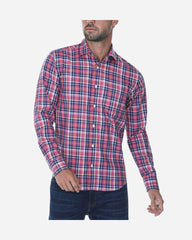Camisa Sport Panama a Cuadros Rosa Medio