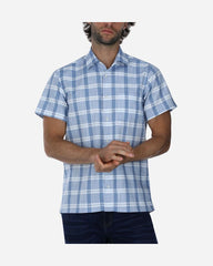 Camisa Sport Algodón Azul Claro