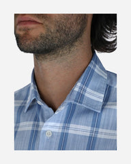 Camisa Sport Algodón Azul Claro