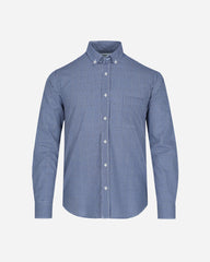 Camisa Sport Maquinilla Marino Diseño de Cuadros