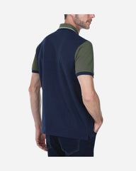 Polo Piqué con Contrastes Olivo