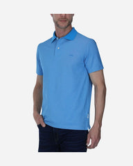 Polo Pique Liso Turquesa