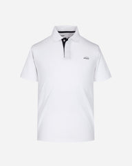 Polo Pique Liso Blanco