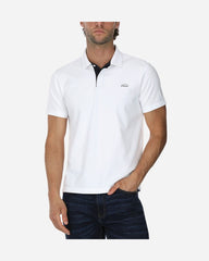 Polo Pique Liso Blanco