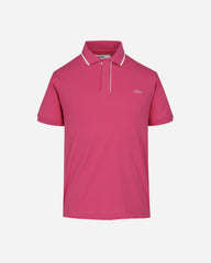 Polo Pique Liso Rosa Medio